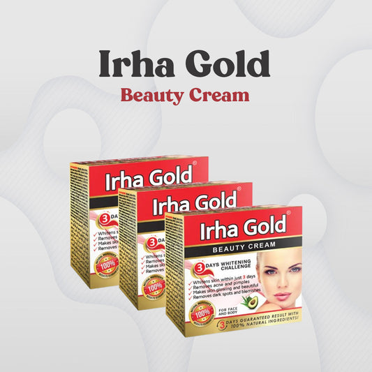 Irha Gold Beauty Cream Pack Of 3 - FlyingCart.pk