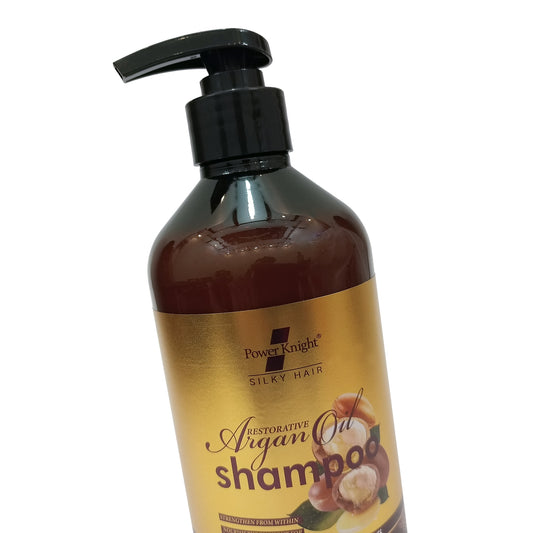 Power Knight Restorative Argan Oil Hair Shampoo 500ml - FlyingCart.pk