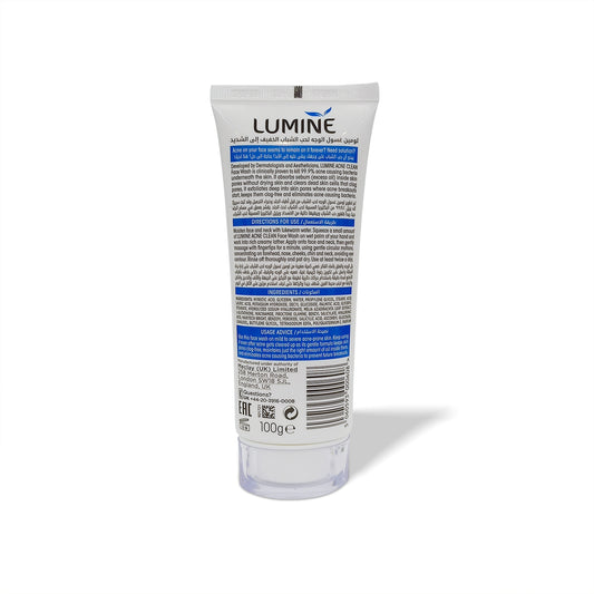 Lumine Acne Cleaning With Active Fluto Vit Complex Face Wash - FlyingCart.pk
