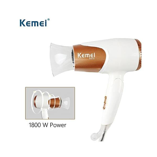 KEMEI KM-6832 Mini Foldable Hair Dryer