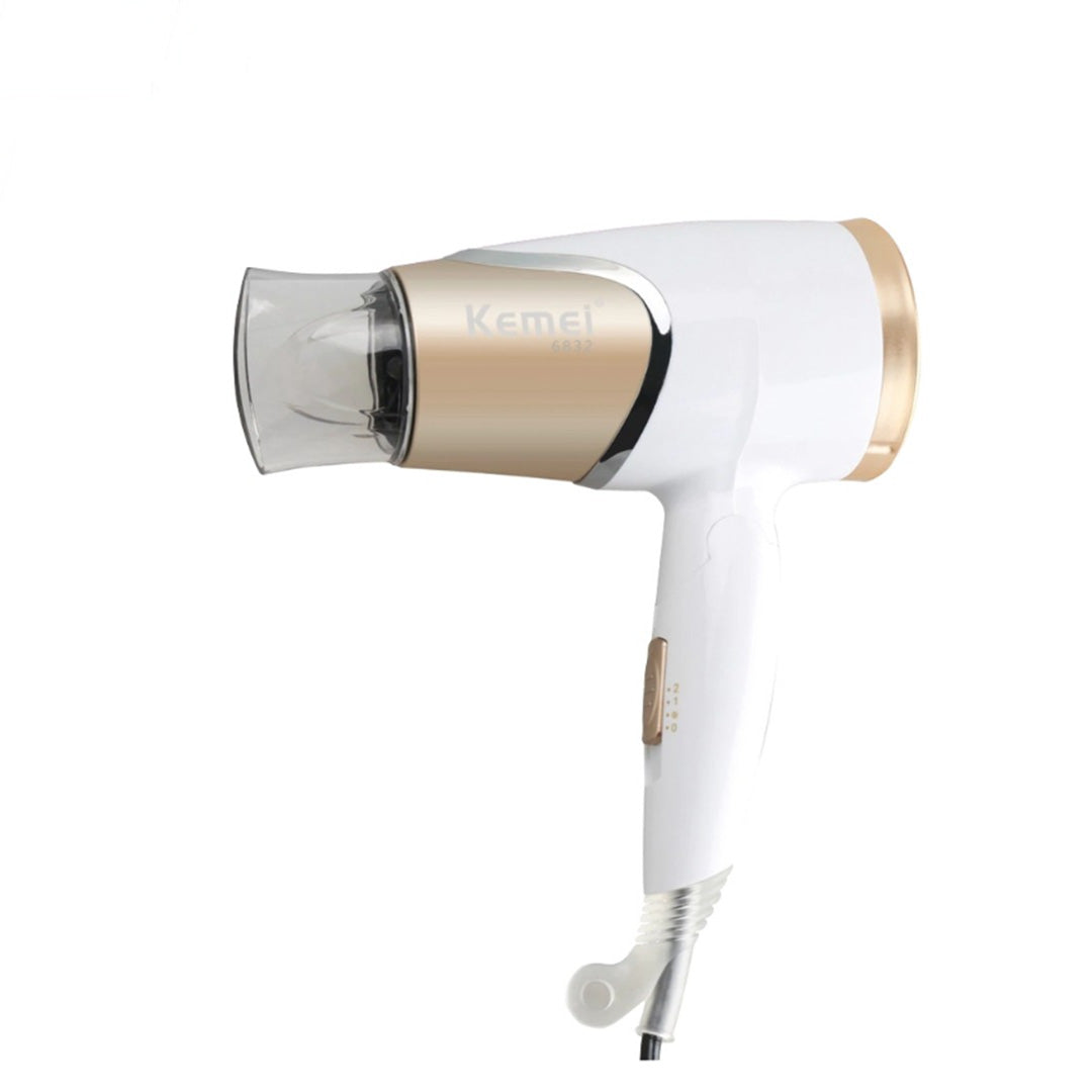 KEMEI KM-6832 Mini Foldable Hair Dryer- FlyingCart.pk