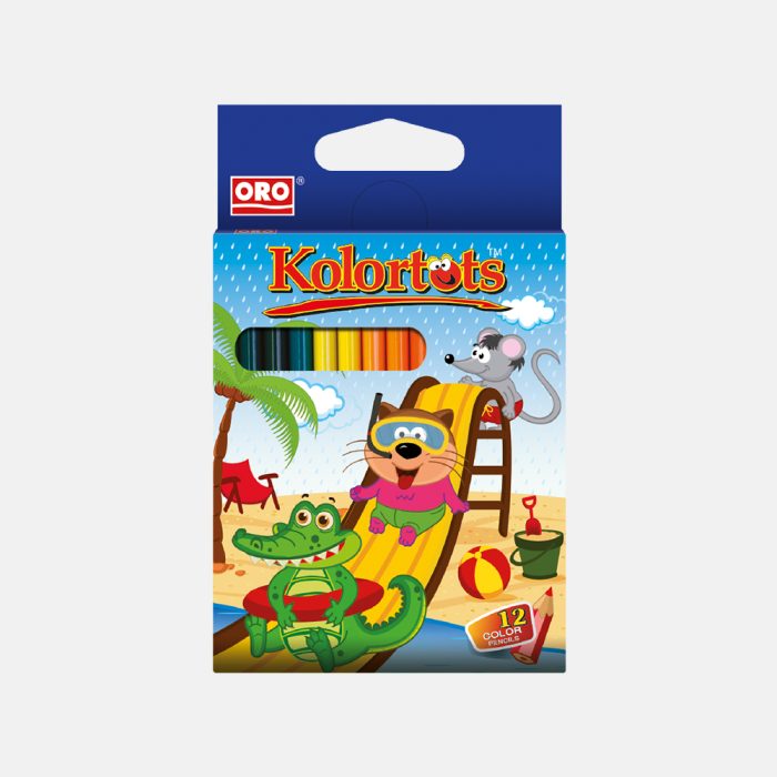 KOLORTOTS Half Size Pack of 12 Color Pencils - FlyingCart.pk