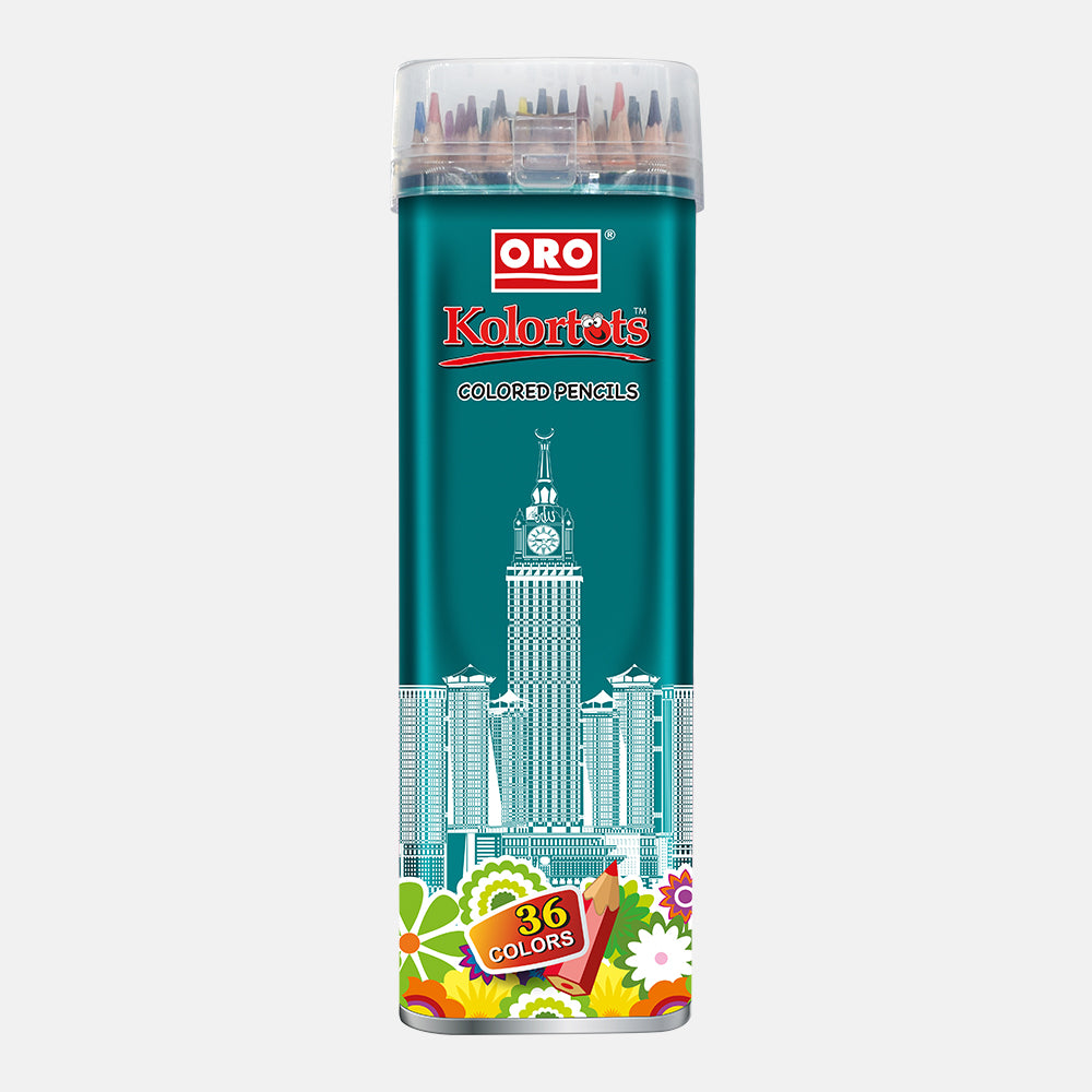 Kolortots – New Edition 36 Color Pencils Box