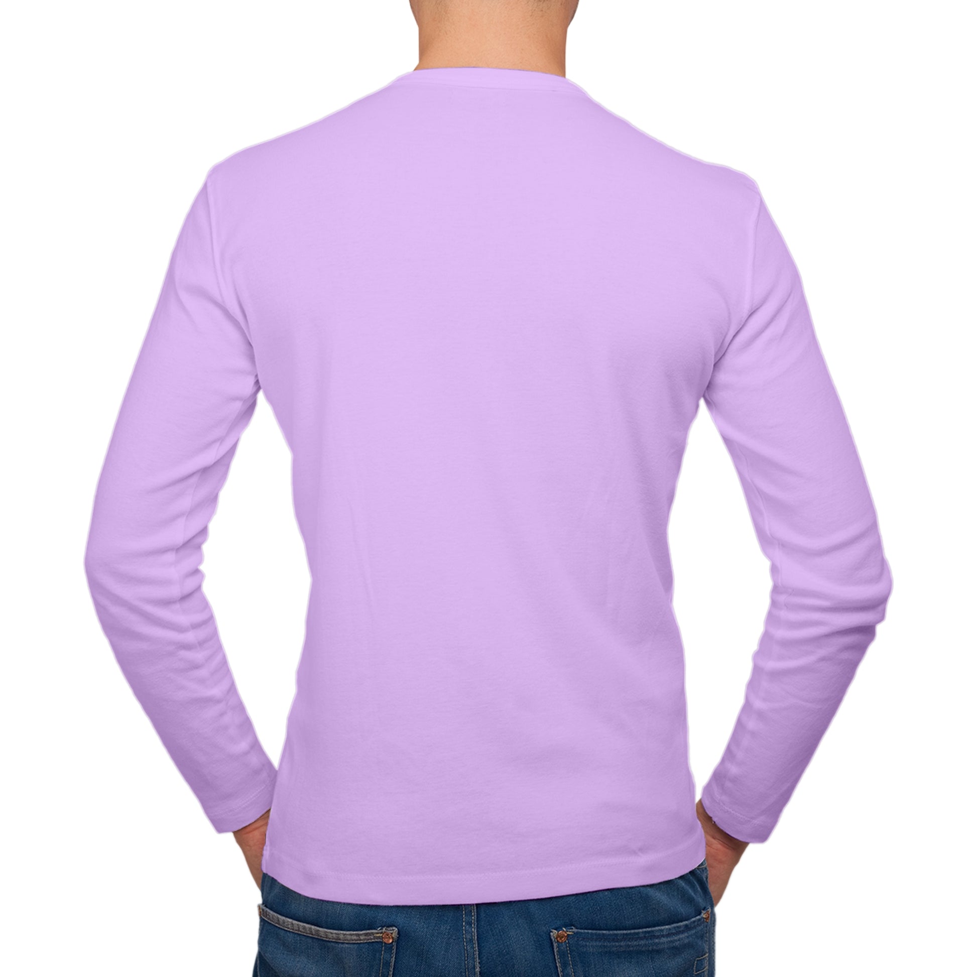 Full Sleeves Light Purple T-Shirt For Men - FlyingCart.pk