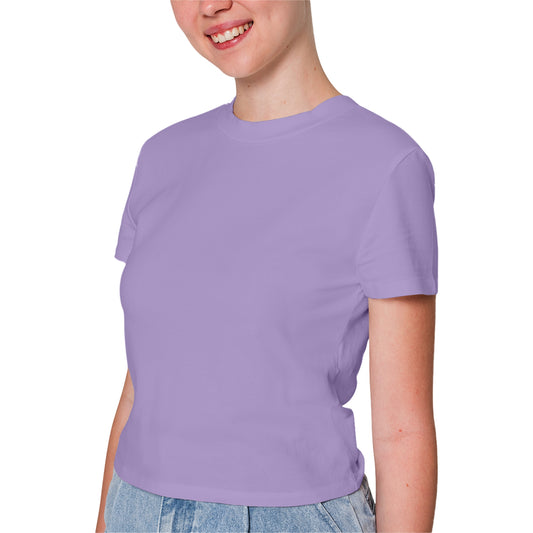 Light Purple T-Shirt For Women - FlyingCart.pk