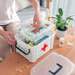 Large Family Medicine Box Plastic Multi-Layer First Aid Box