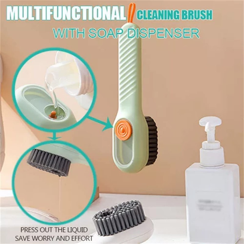 Liquid Dispenser Cleaning Brush Shoe