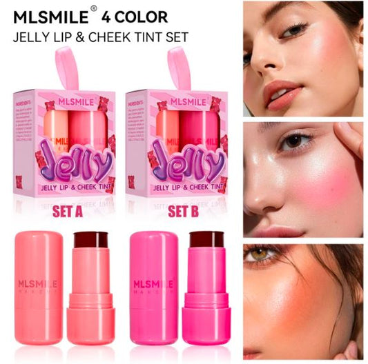 MLSMILE 4 Color Jelly Lip and Cheek Tint