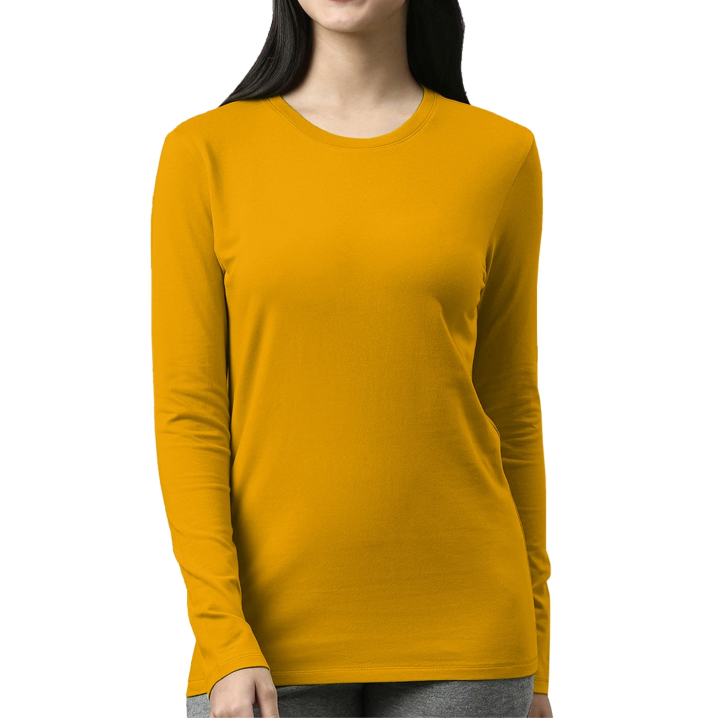 Mustard Full Sleeves For Women - FlyingCart.pk