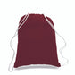 Cotton Canvas Drawstring Backpack Bags OR Printable Draw String Bags-FlyingCart.pk
