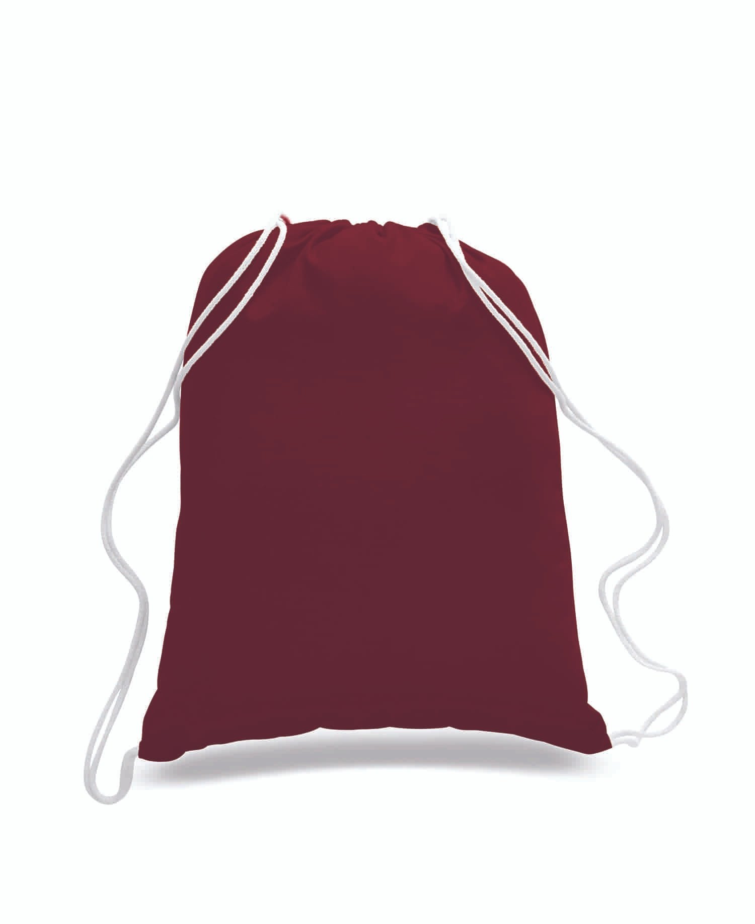 Cotton Canvas Drawstring Backpack Bags OR Printable Draw String Bags-FlyingCart.pk