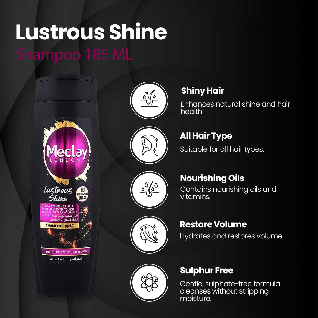 Meclay London Lustrous Shine Shampoo - FlyingCart.pk