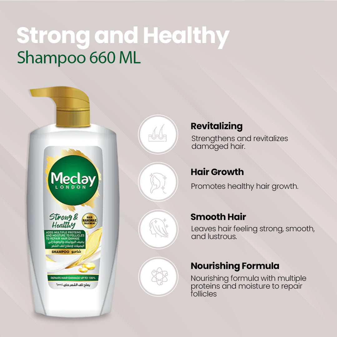 Meclay London Strong & Healthy Shampoo