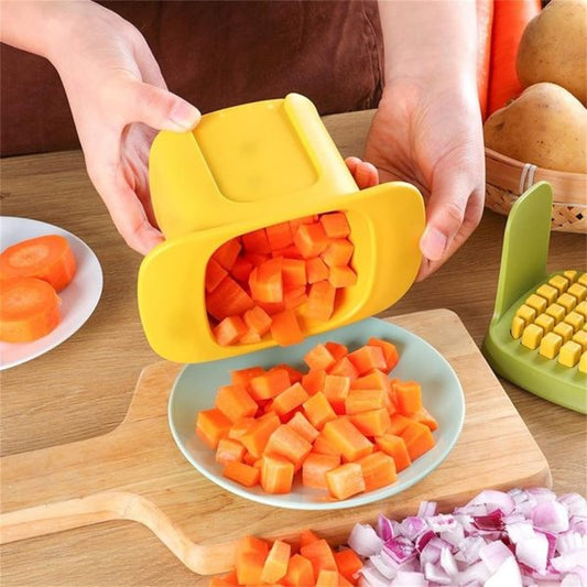 Multi-Function Handheld Food Chopper – Dicing, Slitting & Slicing Tool for Quick and Easy Food Preparation-flyingcart.pk