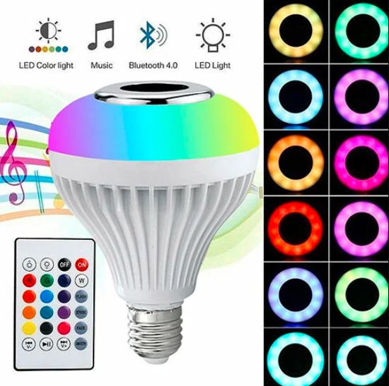 Multifunctional LED Music Light Bulb Bluetooth Speaker