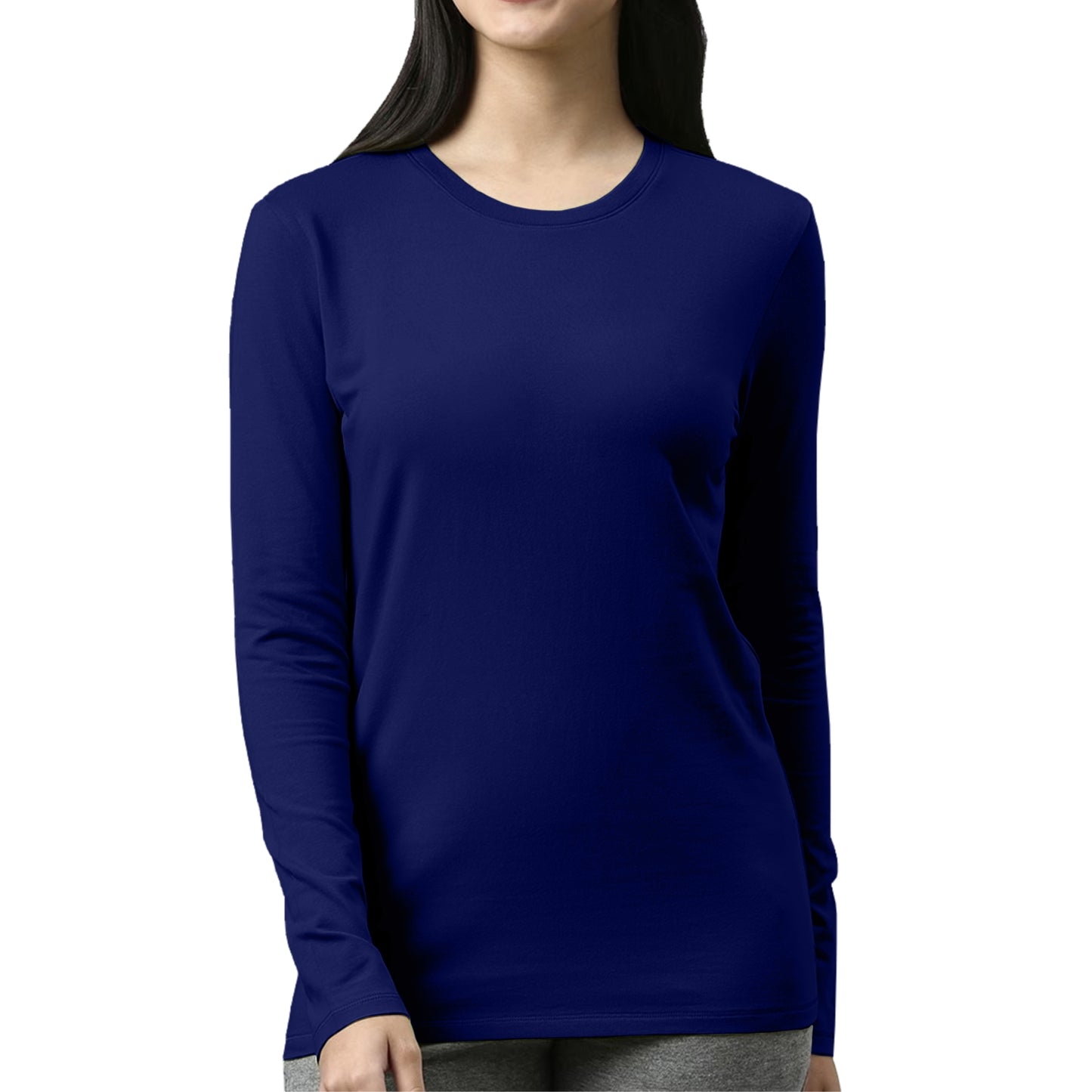 Navy Blue Full Sleeves For Women - FlyingCart.pk