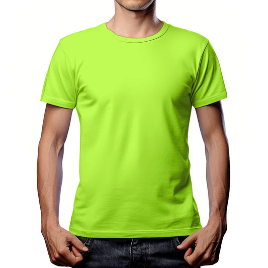 Half Sleeves Neon T-shirt For Men - FlyingCart.pk