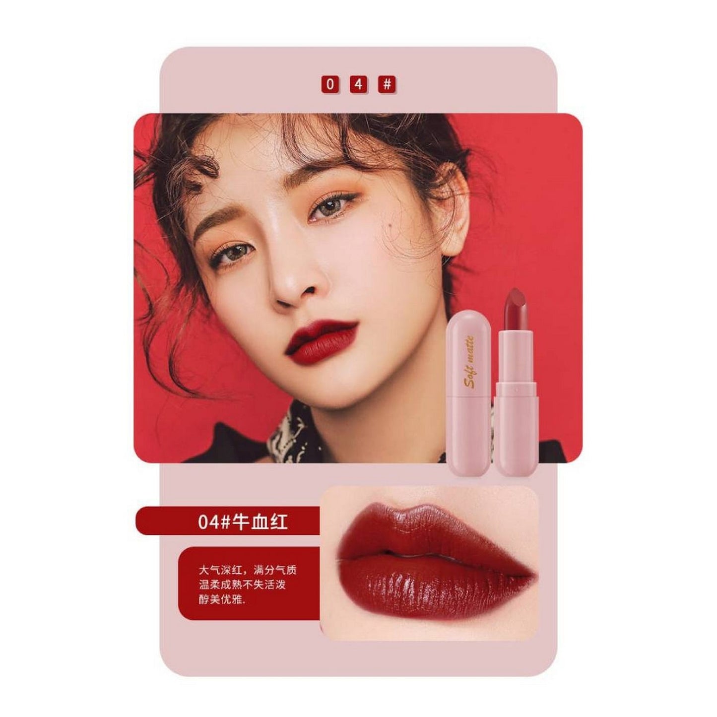 HengFang Soft Matte Lipstick Set - FlyingCart.pk