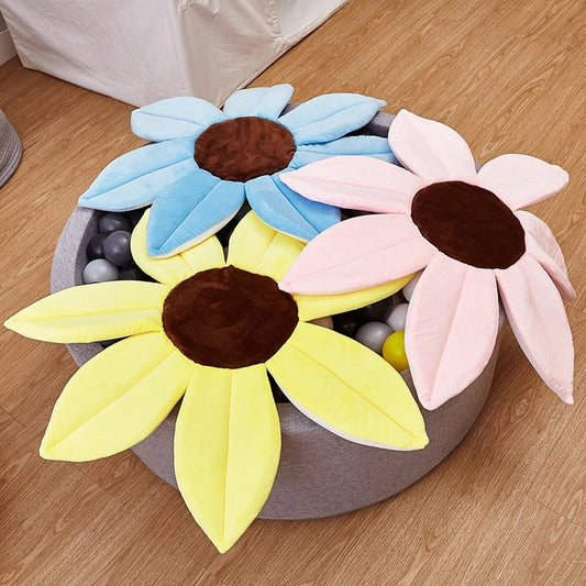 Washable Newborn Folding Sunflower Cushion Soft Pillow - FlyingCart.pk