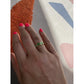 Enamel Love Multi Heart Silver Ring - FlyingCart.pk