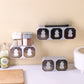 Spice Rack Set With Wall Mount & Seasoning Jars - FlyingCart.pk