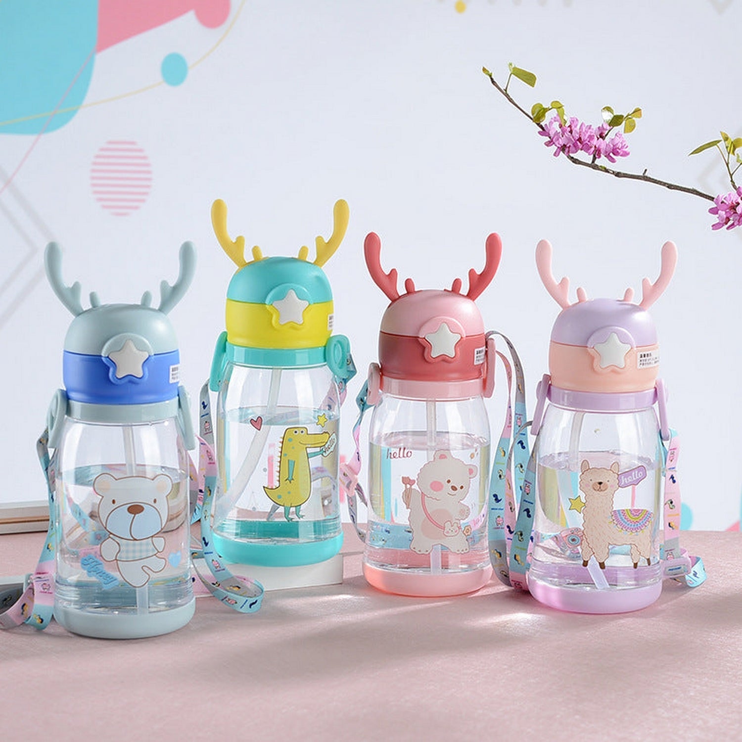 Unicorn Cartoon Water Bottles For Kids - FlyingCart.pk