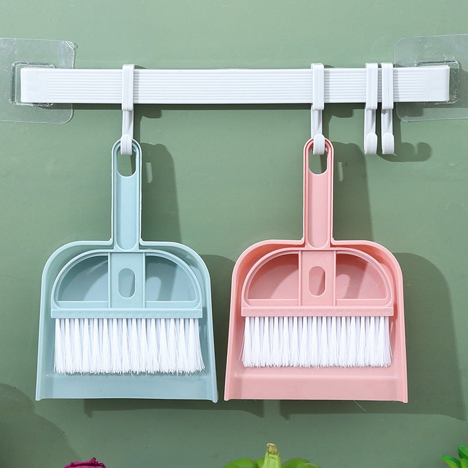 Mini Cleaning Brush Small Broom Dustpans Set Garbage Cleaning - FlyingCart.pk