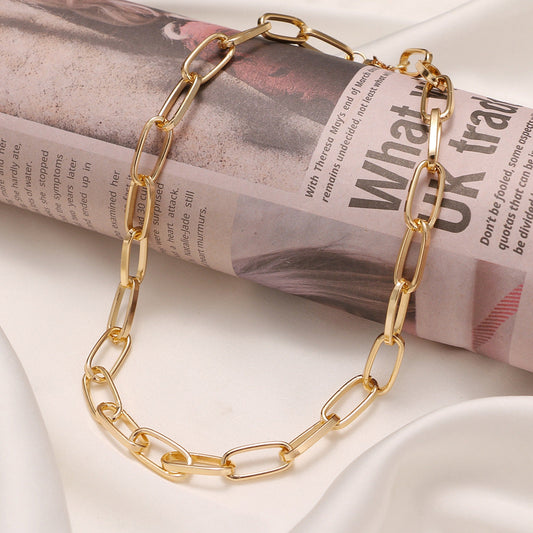Vintage Golden Chain Necklace - FlyingCart.pk