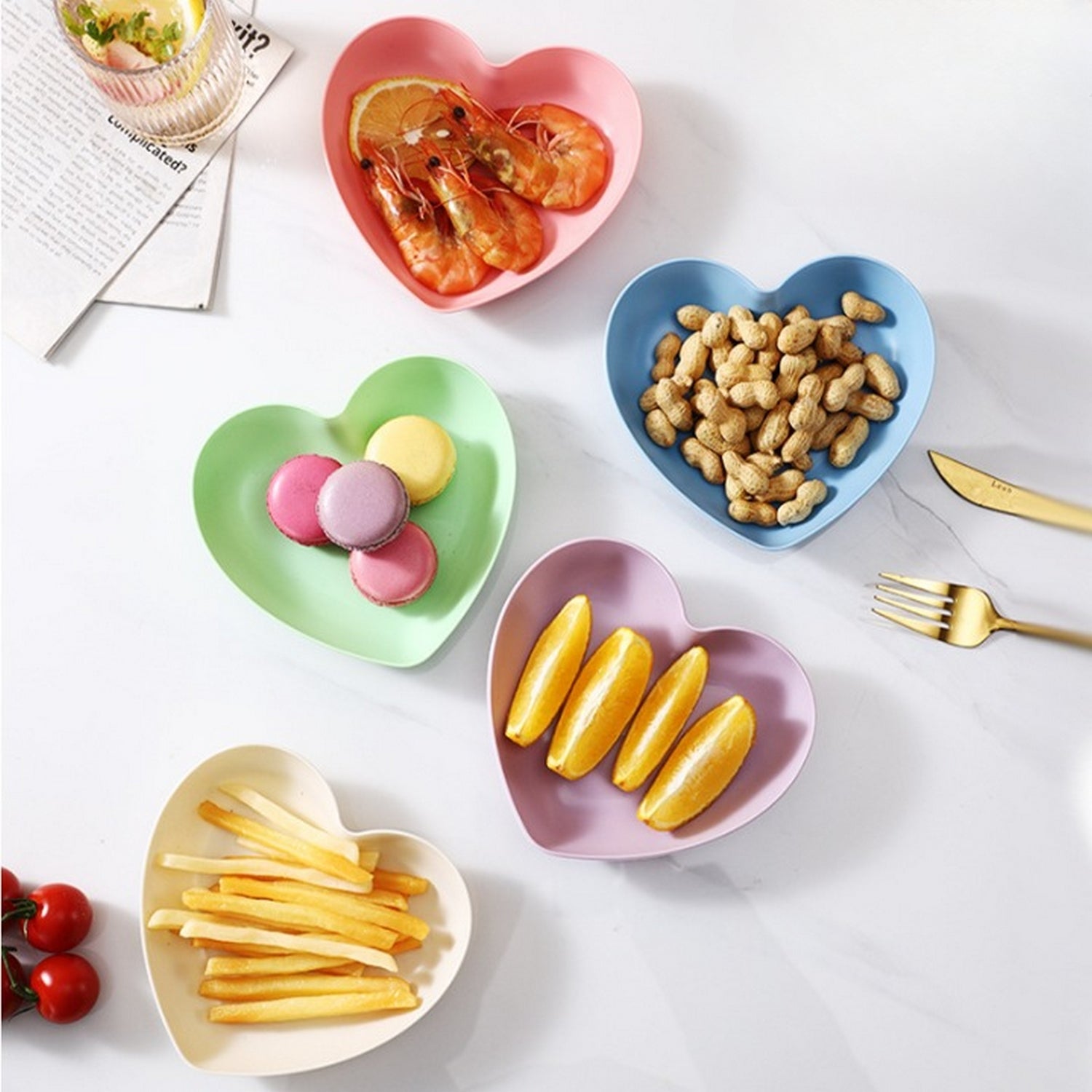 Plate Set With Stand Reusable 8pcs - FlyingCart.pk