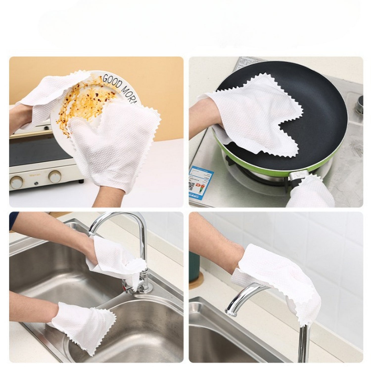 Multifunctional Cleaning Gloves 10 pcs - FlyingCart.pk