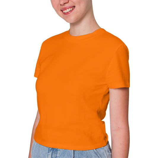 Orange T-Shirt For Women - FlyingCart.pk