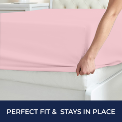 Light Pink Fitted Sheet