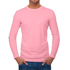 Full Sleeves Pink T-Shirt For Men