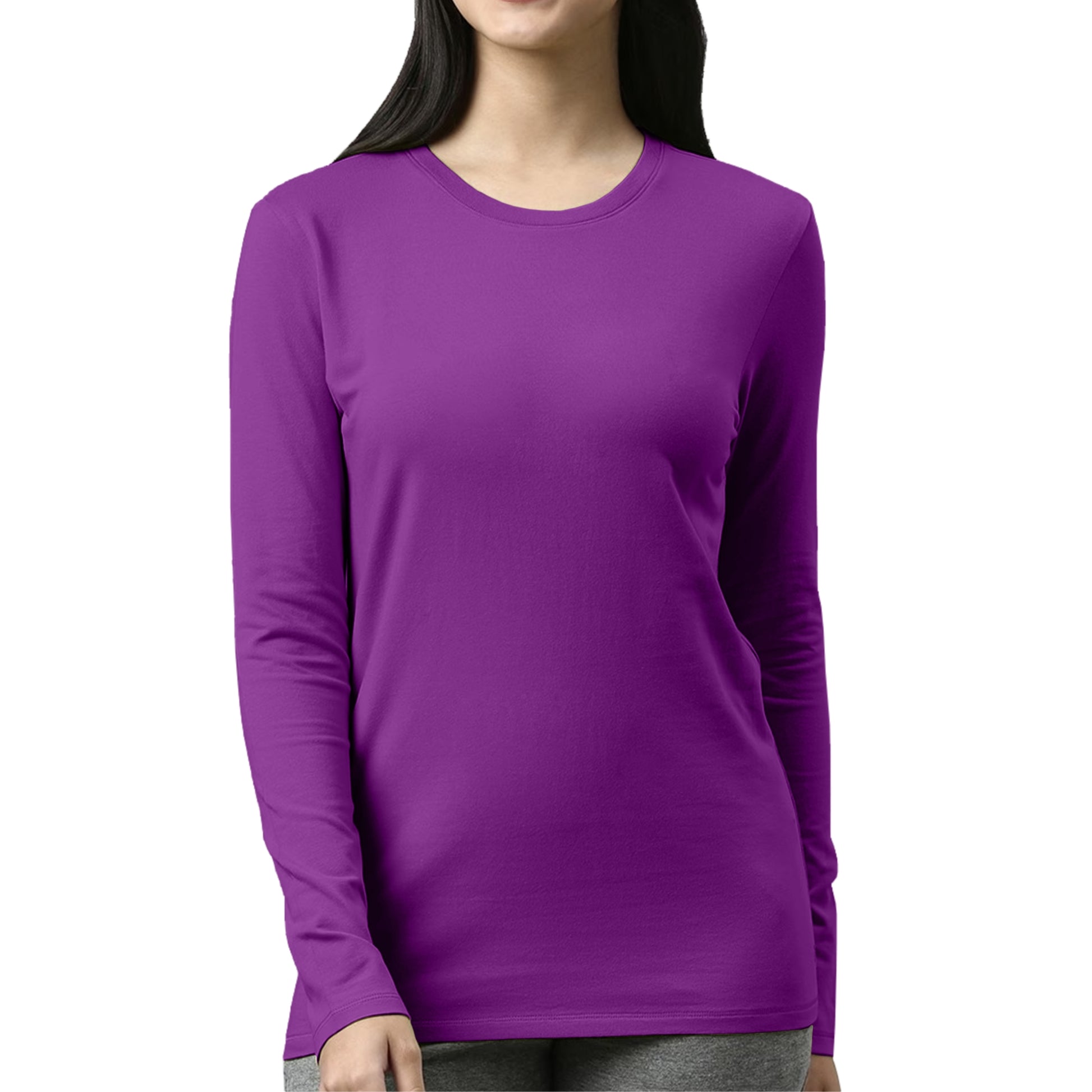 Purple Full Sleeves For Women - FlyingCart.pk