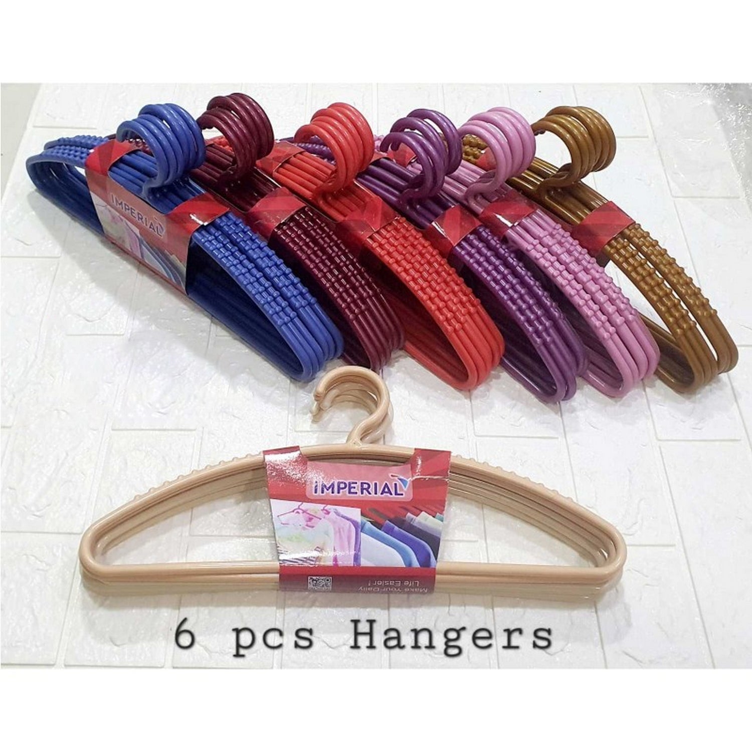 Imperial Hanger For Hanging Clothes (Pack Of 6) - FlyingCart.pk