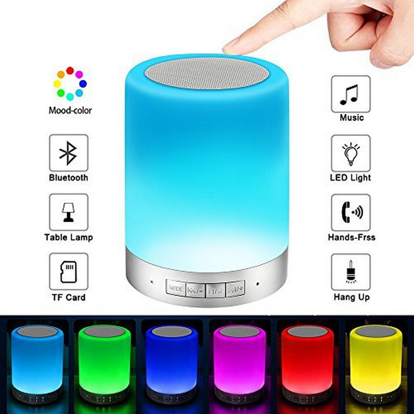 Night Light Bluetooth Speaker - FlyingCart.pk