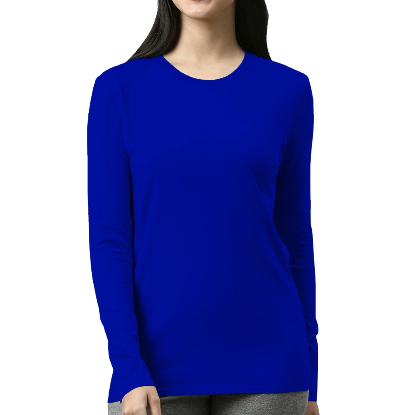 Royal Blue Full Sleeves For Women - FlyingCart.pk