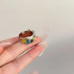 Graffiti Letter Adjustable Open Ring Multi Color - FlyingCart.pk