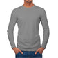 Full Sleeves Still Grey T-Shirt For Men - FlyingCart.pk