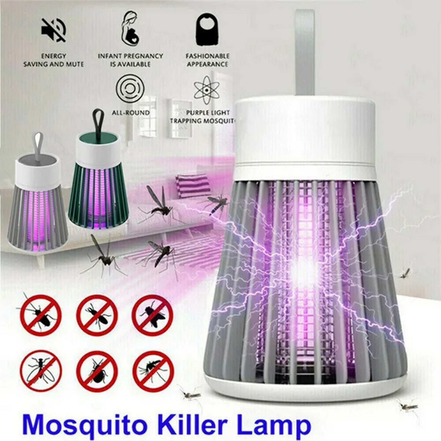 Mosquito Lamp USB Charge Anti Mosquito - FlyingCart.pk