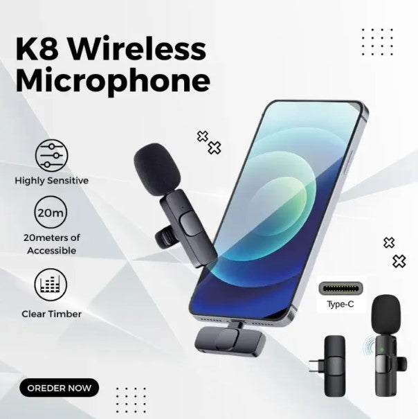 K8 Wireless Mic - FlyingCart.pk