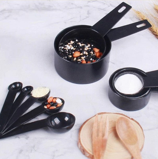 Measuring Spoon Black 10pcs Set - FlyingCart.pk