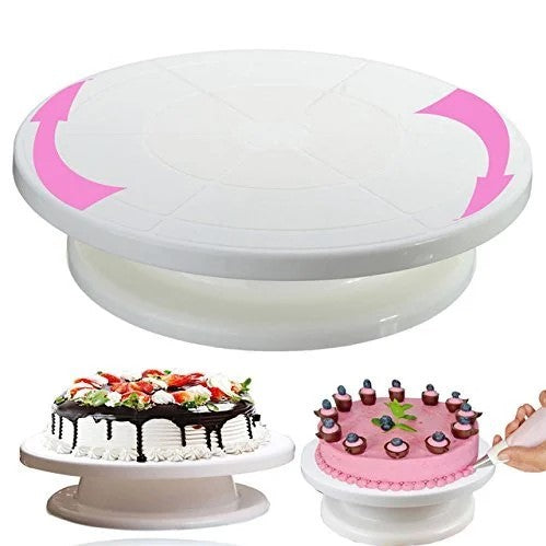 Plastic Cake Turntable - FlyingCart.pk