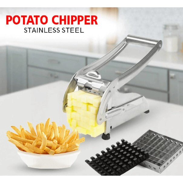 Potato Chipper Stainless Steel - FlyingCart.pk