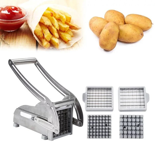 Potato Chipper Stainless Steel - FlyingCart.pk