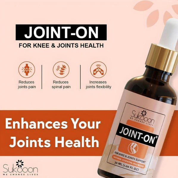 Sukoon Joint-On Essential Oil, For Knee & Joints Support - FlyingCart.pk