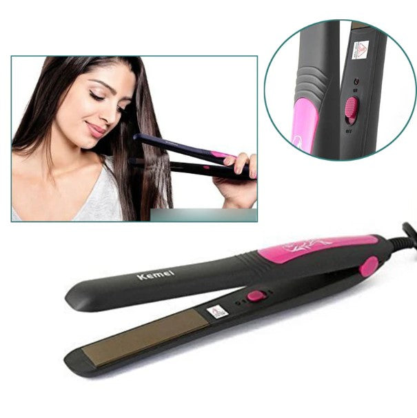 Kemei Flat Iron Professional Hair Straightener KM328 - FlyingCart.pk