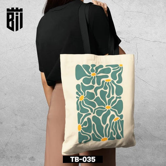 Vintage Floral Tote Bag