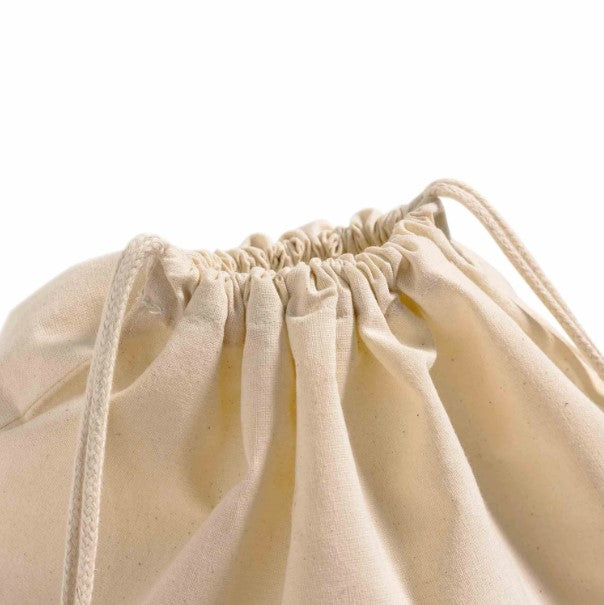Cotton Canvas Drawstring Backpack Bags OR Printable Draw String Bags-FlyingCart.pk