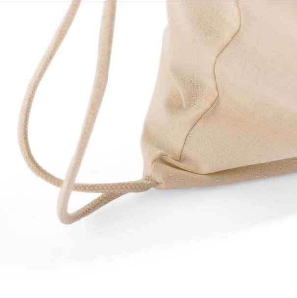 Cotton Canvas Drawstring Backpack Bags OR Printable Draw String Bags-FlyingCart.pk